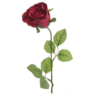 Umelá ruža červená, 45 cm
