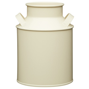 Plechová váza v krémovej farbe Kitchen Craft Nostalgia, 1,7 l