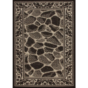 Kusový koberec Aval hnedý, Velikosti 50x80cm