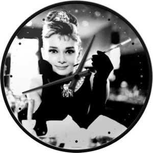 Nostalgic Art Nástenné hodiny - Audrey Hepburn