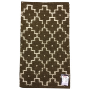 Tiwari Handmade Carpets India výpredaj - ručne tkaný pravý indický koberec Woolen Dhurry Autumn - 60x90 / hneda