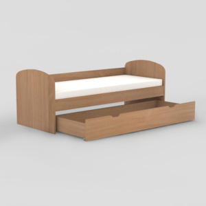Drevona, posteľ REA KAKUNA, buk (REA KAKUNA posteľ so zásuvkou 80x200 cm)