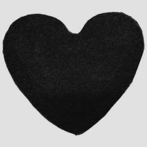 Vopi koberce Kusový koberec Color Shaggy antra srdce - 120x120