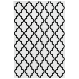 Obsession koberce Kusový koberec Black and White 391 White - - 80x150 -