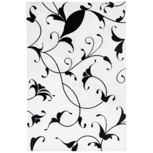 Obsession koberce Kusový koberec Black and White 390 White - - 80x150 -