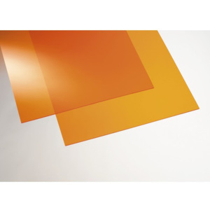 Farebná akrylová doska 3x250x500 mm hladká oranžová