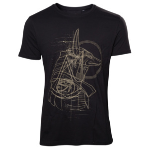 Tričko AC Origins - Anubis Print Men's T-shirt