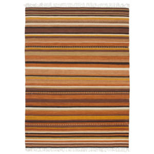 Obsession koberce ručne tkaný kusový koberec KILIM 781 BROWN - - 80x150 -