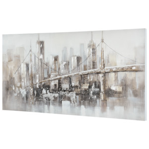 [art.work] Ručne maľovaný obraz - most 2 - plátno napnuté na ráme - 70x140x3,8 cm