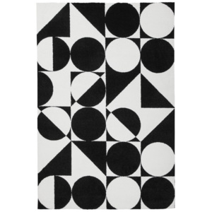 Obsession koberce Kusový koberec Black and White 392 Black - - 80x150 -