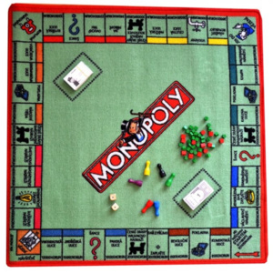 Hracie koberec Monopoly - 92x92 cm