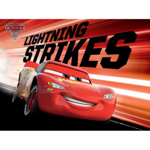 Obraz na plátne Autá 3 - Lightning Strikes, (80 x 60 cm)