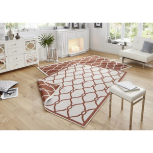 Bougari - Hanse Home koberce Kusový koberec Twin-Wendeteppiche 103120 terra creme - 80x350 cm