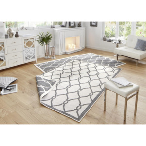 Bougari - Hanse Home koberce Kusový koberec Twin-Wendeteppiche 103121 grau creme - 80x150