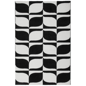Obsession koberce Kusový koberec Black and White 393 Black - - 80x150 -