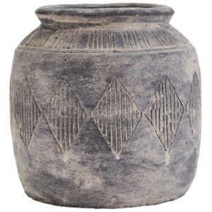 Cementová váza Antique grey