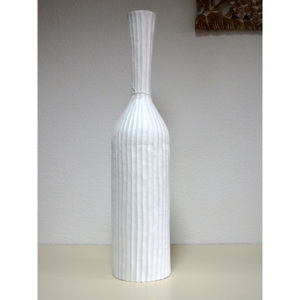 Vysoká biela váza - WHITE 77 cm
