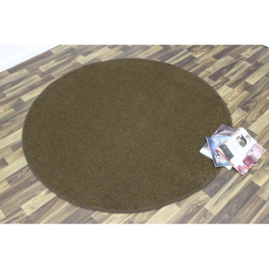 Hanse Home Collection koberce Kusový koberec Nasty 101154 Braun kruh - 133x133 kruh