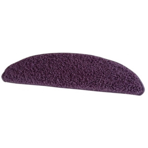 Vopi koberce nášľapy na schody fialový Color shaggy - - 24 x 65 cm obdélník -
