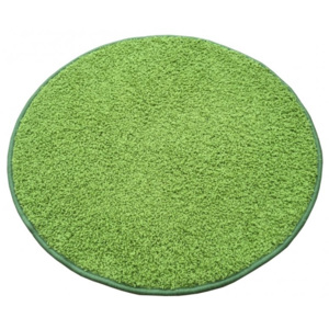 Vopi koberce Kusový guľatý koberec Color shaggy zelený - 57x57 kruh