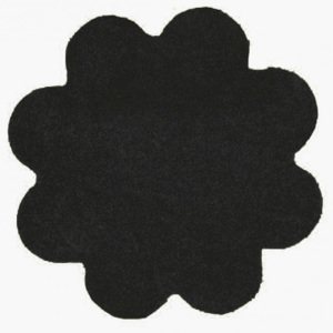 Vopi koberce Kusový koberec Color Shaggy antra kvietok - 120x120