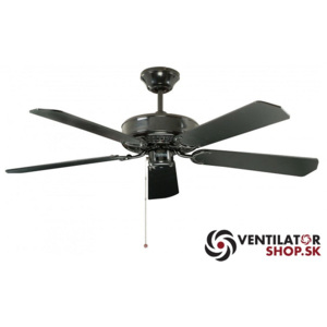 FANTASIA CLASSIC 110460 52“ čierna/mahagón Reverzný stropný ventilátor