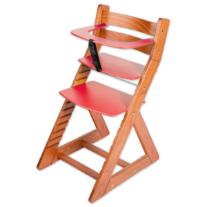 Hajdalánek Rastúca stolička ANETA - s malým pultíkom (čerešňa, červená) ANETATRESENCERVENA