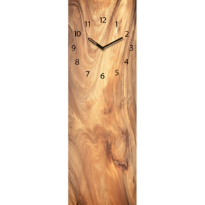 Eurographics Sklenené hodiny - Wooden Texture 20x60cm