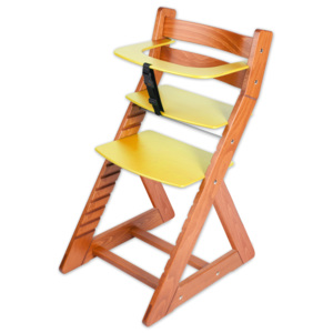 Hajdalánek Rastúca stolička ANETA - s malým pultíkom (čerešňa, žltá) ANETATRESENZLUTA