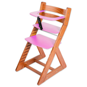 Hajdalánek Rastúca stolička ANETA - s malým pultíkom (čerešňa, ružová) ANETATRESENRUZOVA