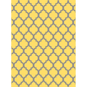 Kusový koberec Delta žltý, Velikosti 133x190cm