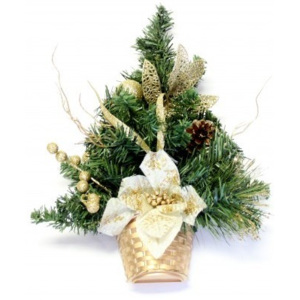 Dekorácia stromček vianoč 40cm