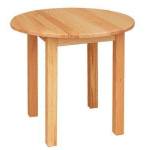 Stôl z masívu 265 - priemer 100 cm