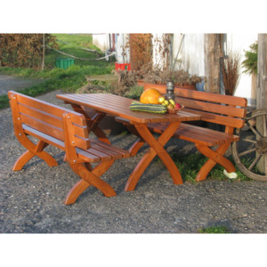 Tradgard STRONG 41257 Zahradní dřevěná lavice 160cm