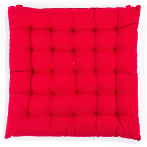 BO-MA Trading Sedák Adele nižšiu červená, 39 x 39 cm