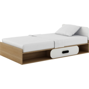 Jednolôžková posteľ 90 cm Gusto G-12 (s roštom a matracom). Akcia -13%. Vlastná spoľahlivá doprava až k Vám domov