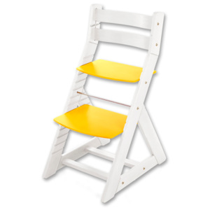 Hajdalánek Rastúca stolička ALMA - standard (biela, žltá) ALMABILAZLUTA