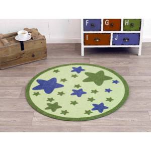 Hanse Home Detský okrúhly koberec Hviezdičky, zelený