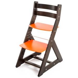 Hajdalánek Rastúca stolička ALMA - standard (wenge, oranžová) ALMAWENGEORANZOVA