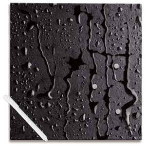 Eurographics Poznámková tabuľa - Black Rain 30x30cm