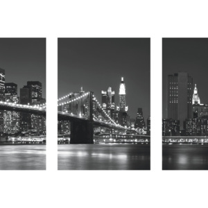 Eurographics Nálepky na stenu - New York Skyline 2x 50x70cm
