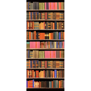 Eurographics Tapety na dvere - Library 92x202cm