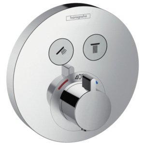 Hansgrohe Shower Select termostat pod omietku pre 2 spotrebiče, chróm 15743000