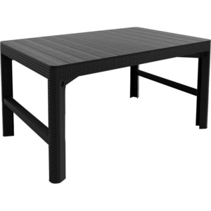 ALLIBERT LYON záhradný stôl 116 x 71x 40/65 cm, grafit 17202805