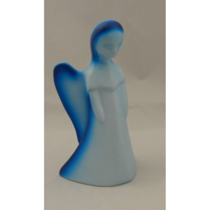Keramika L&J Keramický anjel 24cm - modrý