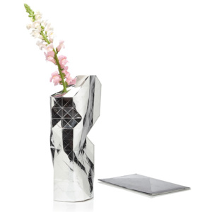 TINY MIRACLES Papierový obal na vázu Silver