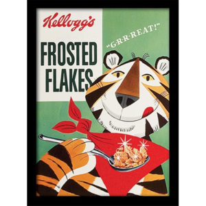 Rámovaný Obraz - Vintage Kelloggs - Frosted Flakes