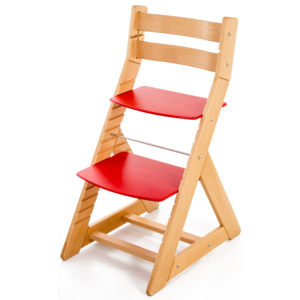 Hajdalánek Rastúca stolička ALMA - standard (buk, červená) ALMABUKCERVENA