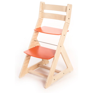 Hajdalánek Rastúca stolička ALMA - standard (breza, oranžová) ALMABRIZAORANZOVA