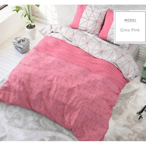 Posteľné prádlo v sivo ružovej farbe